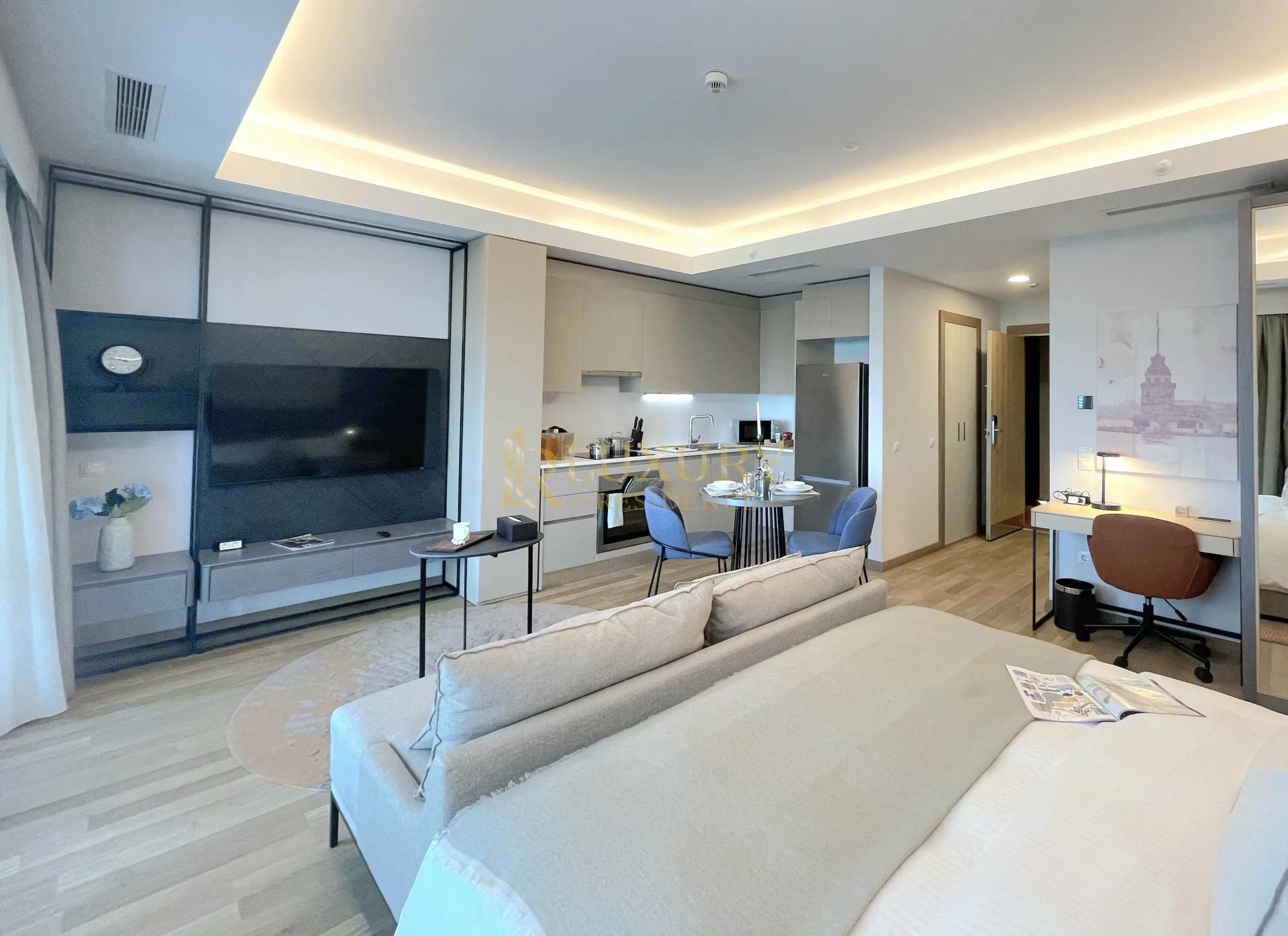 Otel Hizmetli | Lüks 1+0 | Spor Salonu & Sauna &Buhar Odası | Maslak 1453