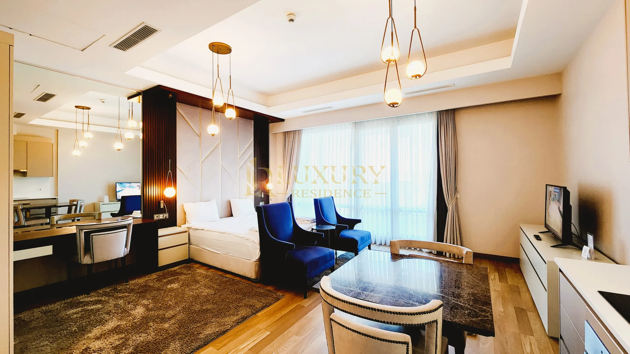Günlük Kiralık | Lüks 1+0 | Gym | Otel Hizmetli