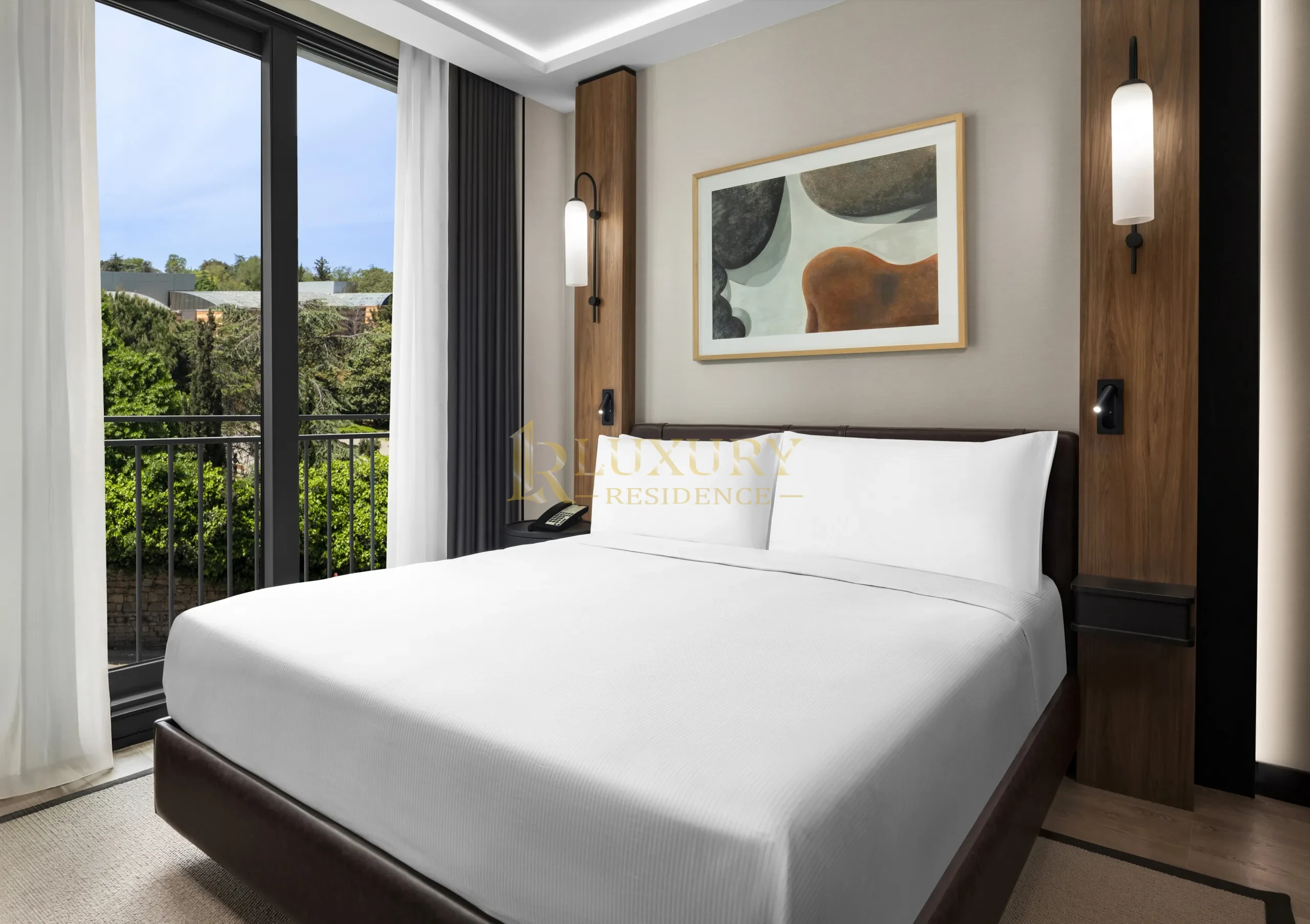 Asia | Lüx 1+0 | Gym&Pool | Balkonlu King Yataklı Delüks Oda | Otel Hizmetli