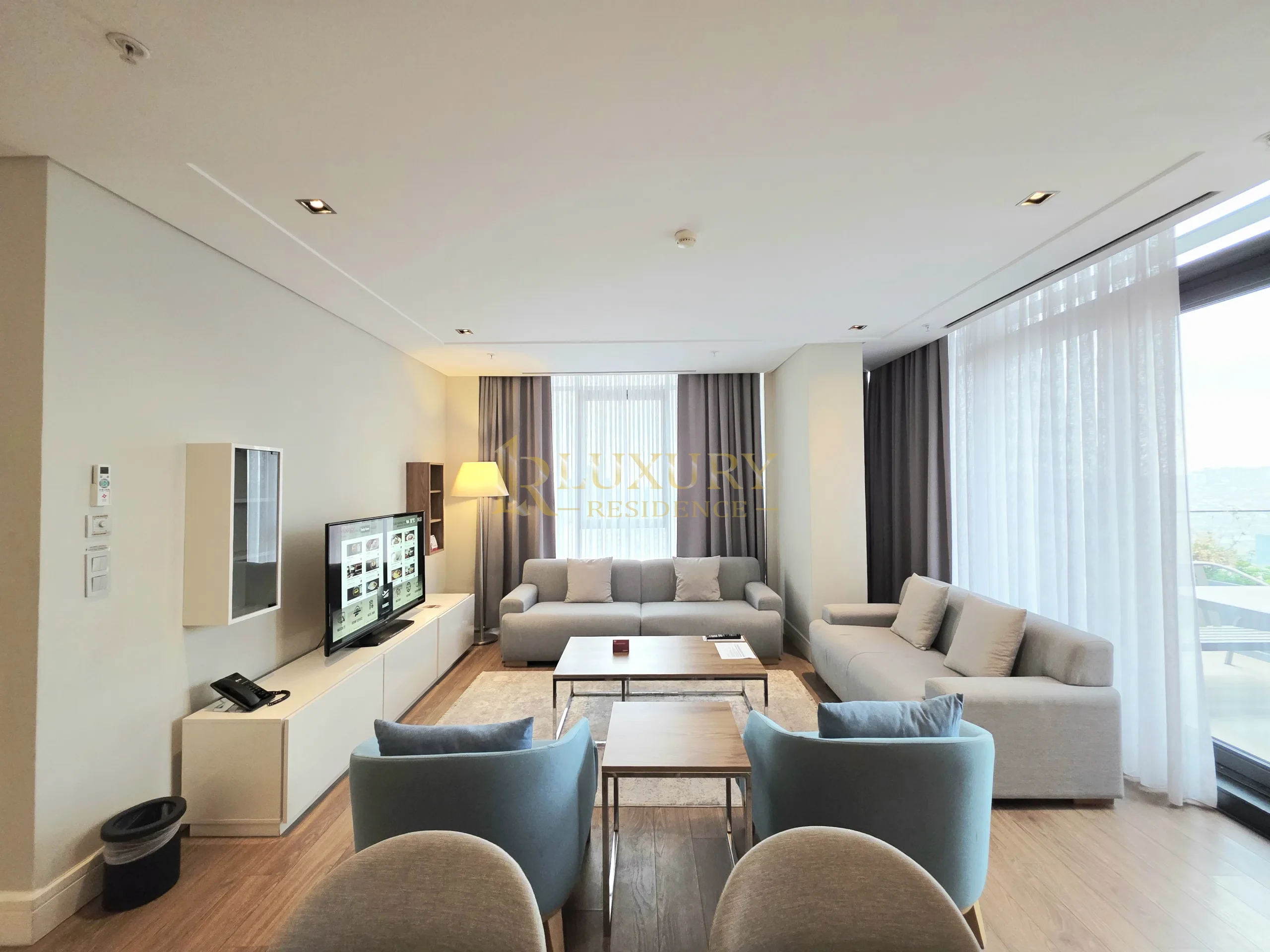 Güneşli | Lüks 4 +1 | Pool & Gym & Sauna | Otel Hizmetli