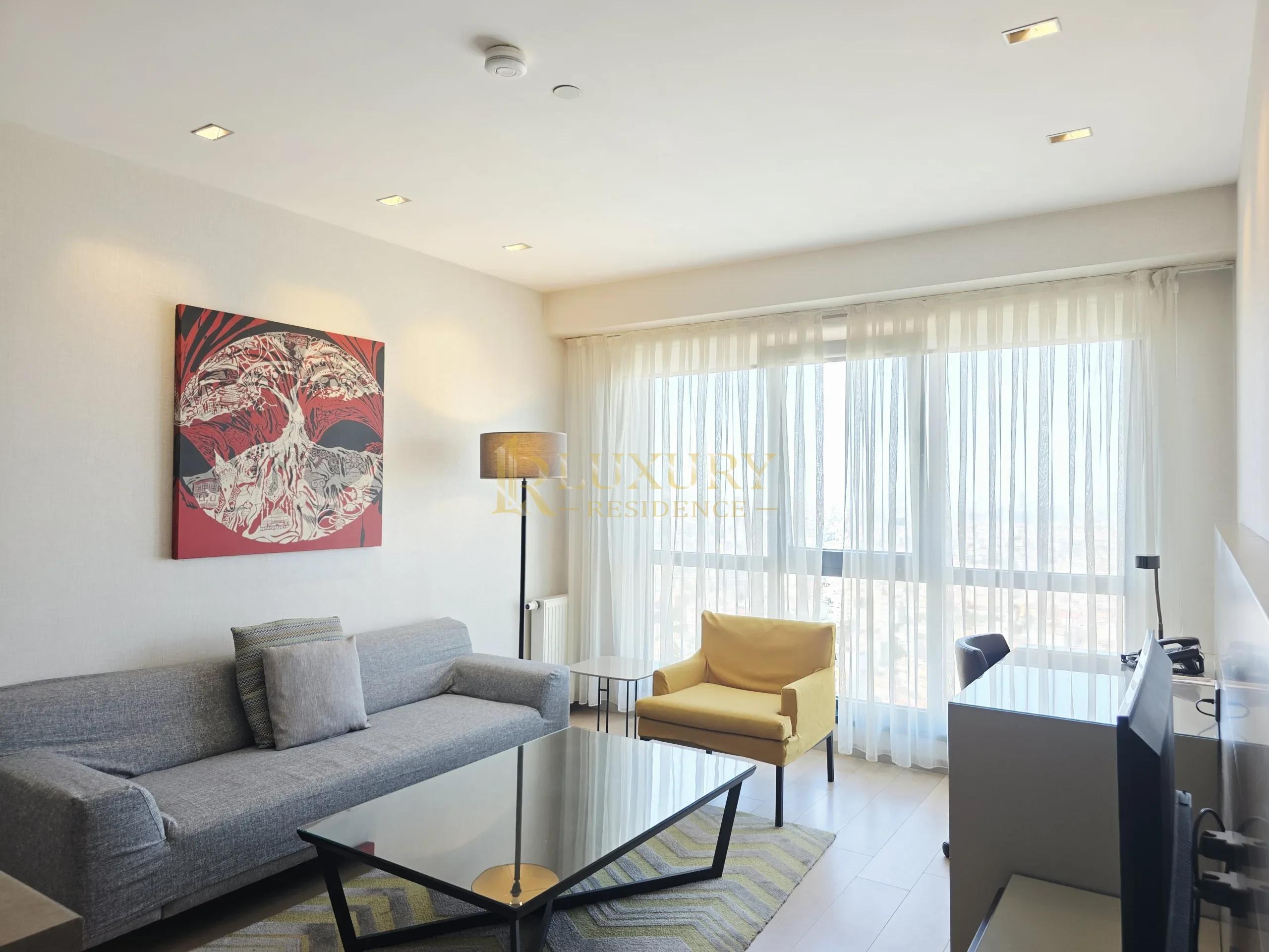 Asya 2 | Lüks 1+1 | Pool & Gym & Sauna | Otel Hizmetli