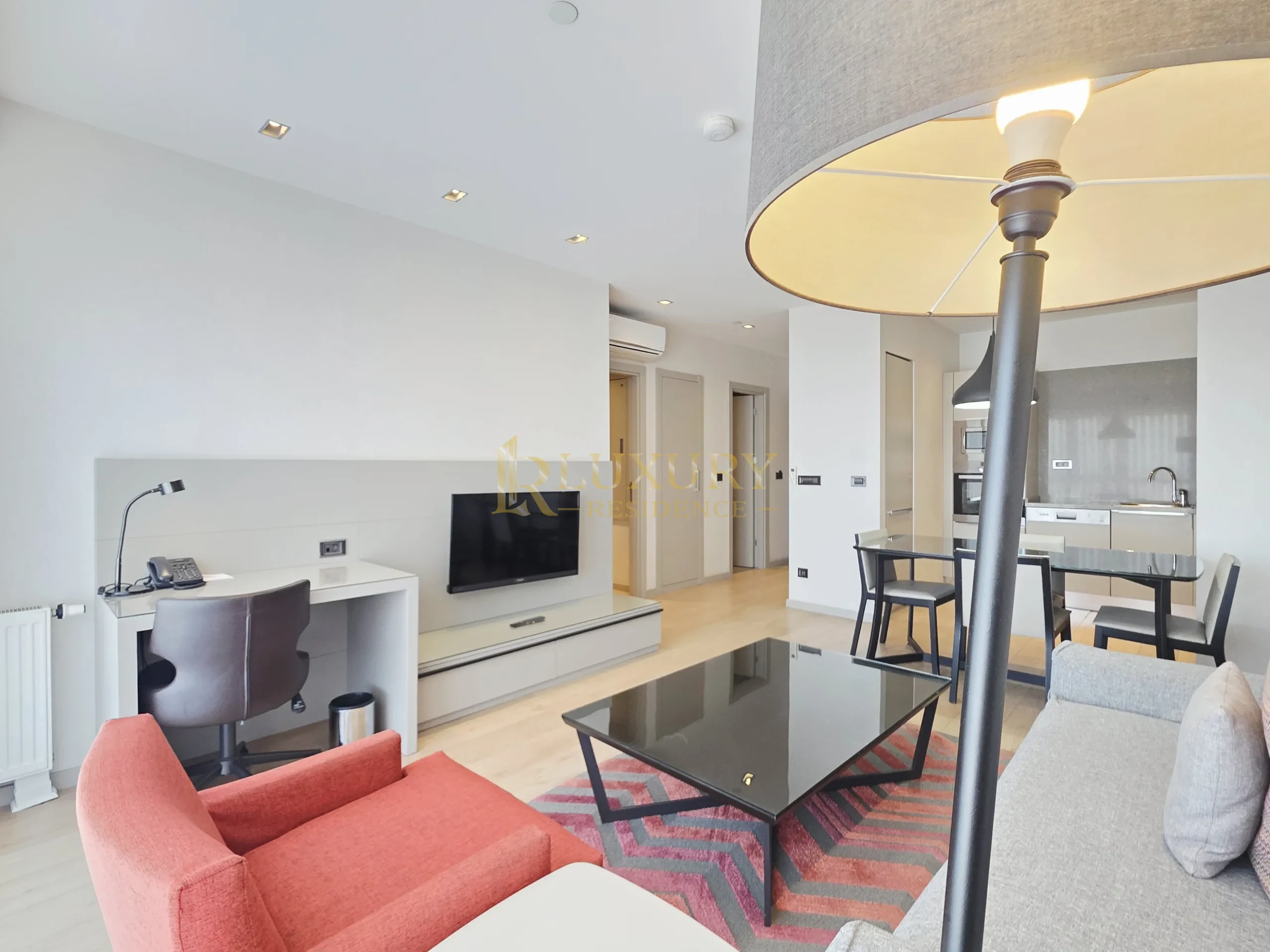 Asya 2 | Lüks 2+1 | Pool & Gym & Sauna | Otel Hizmetli