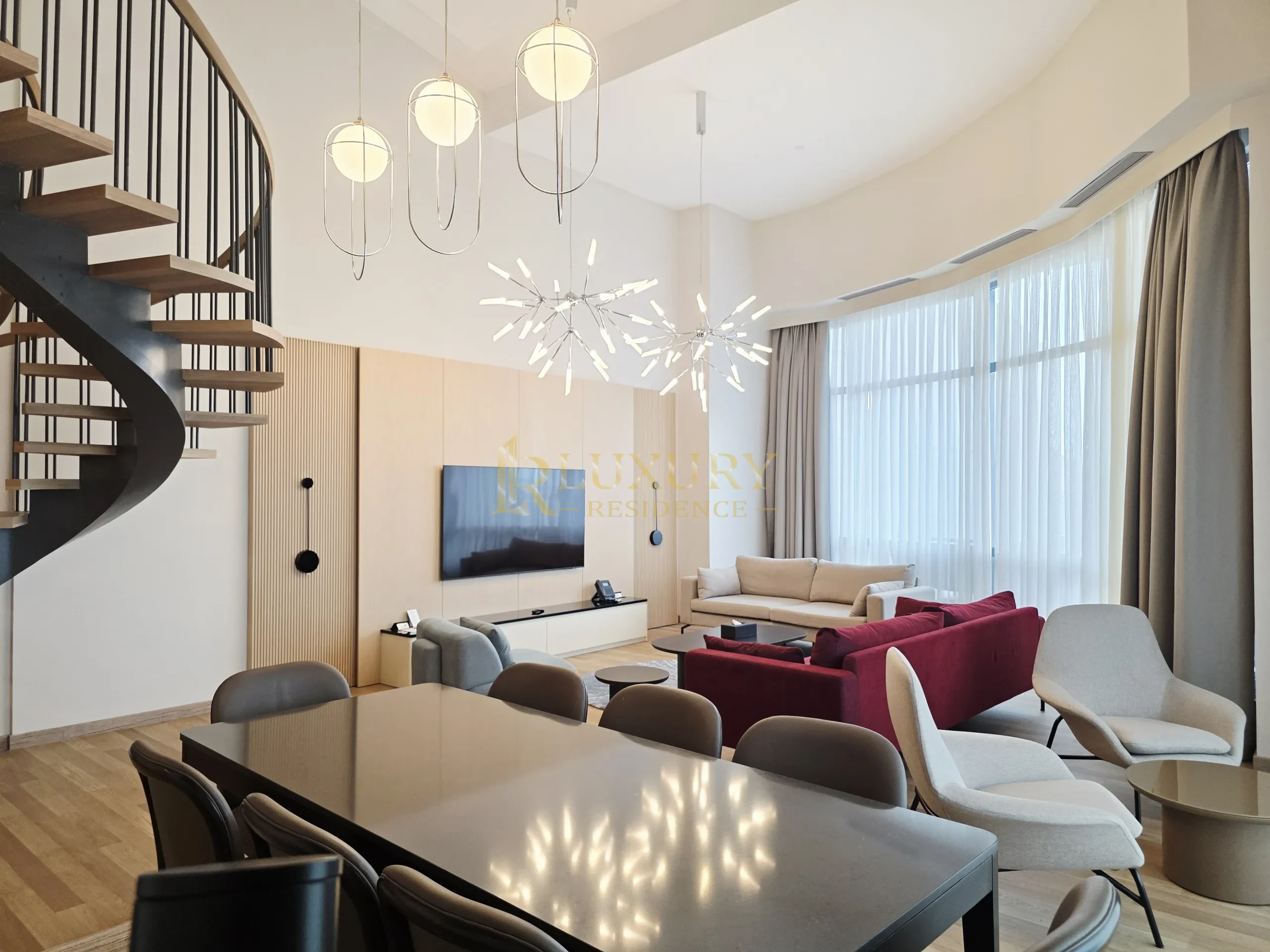 Otel Hizmetli |  Lüks 3+1 Penthouse| Spor Salonu & Sauna &Buhar Odası | Maslak 1453