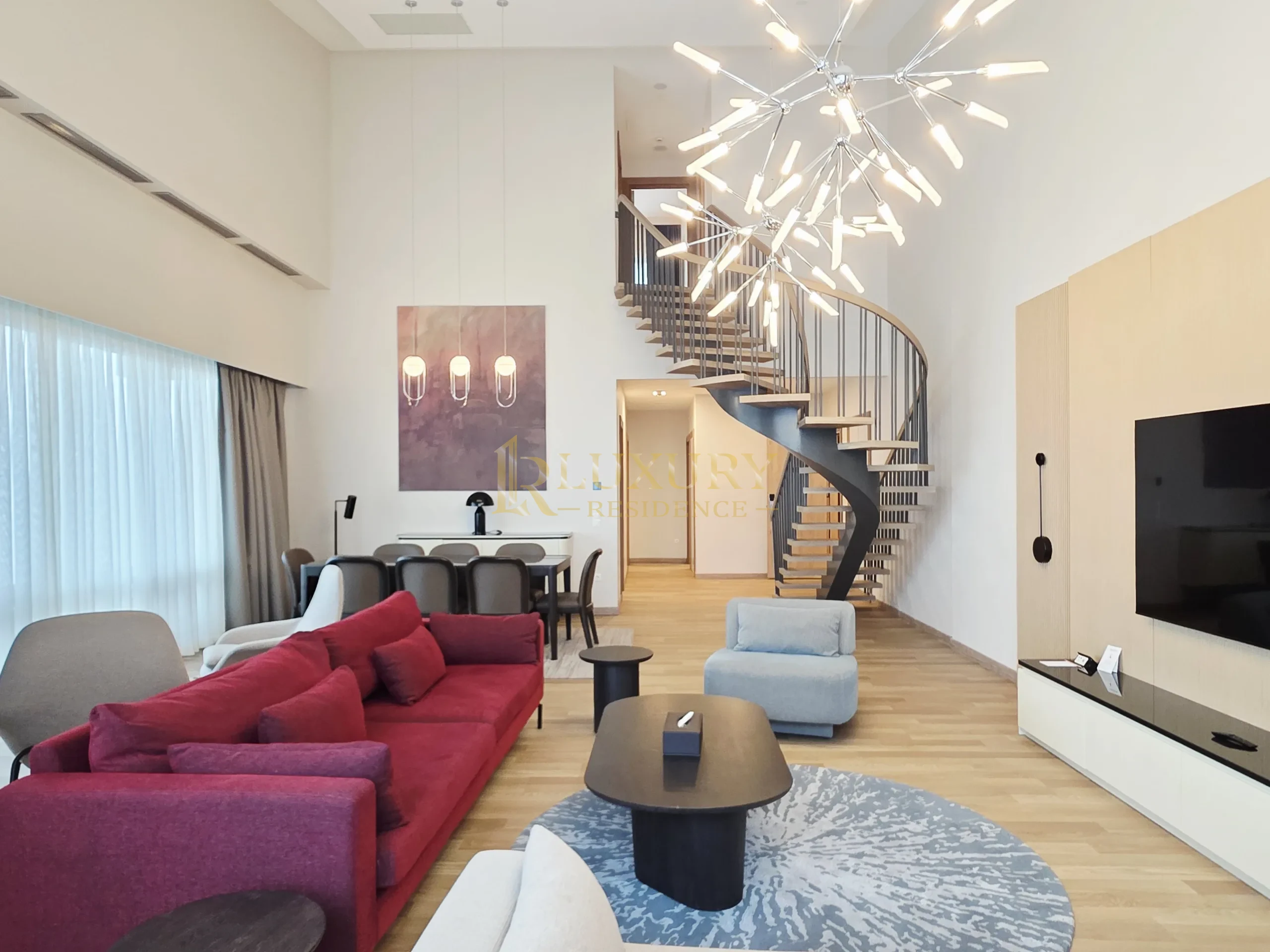 Otel Hizmetli |  Lüks 3+1 Penthouse| Spor Salonu & Sauna &Buhar Odası | Maslak 1453